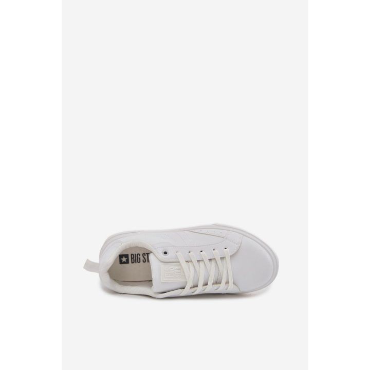 Laisvalaikio batai balti iš ekologiškos odos vyrams Big Star BIG STAR SHOES