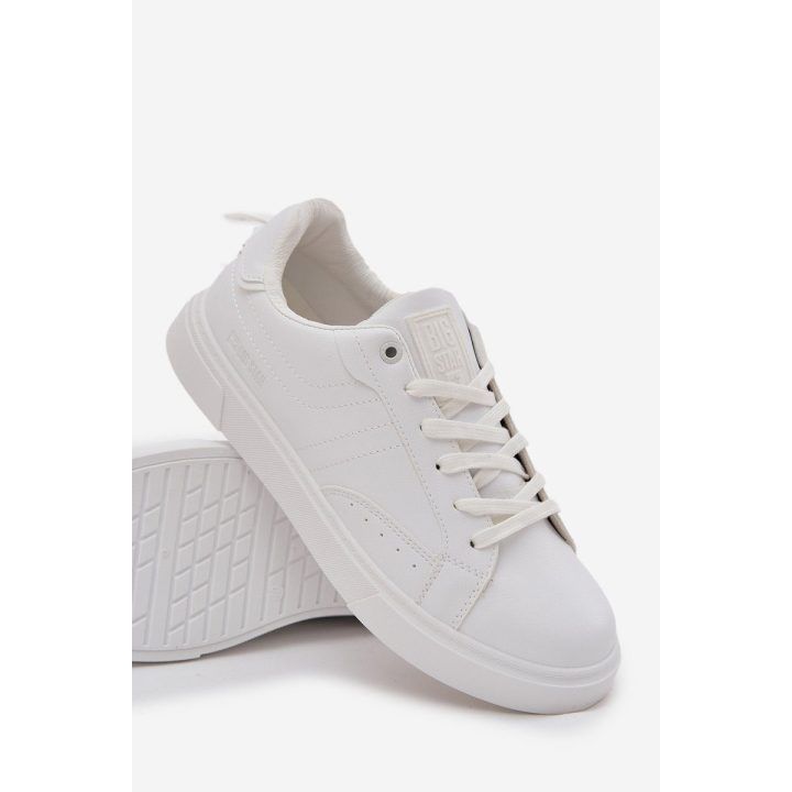 Laisvalaikio batai balti iš ekologiškos odos vyrams Big Star BIG STAR SHOES