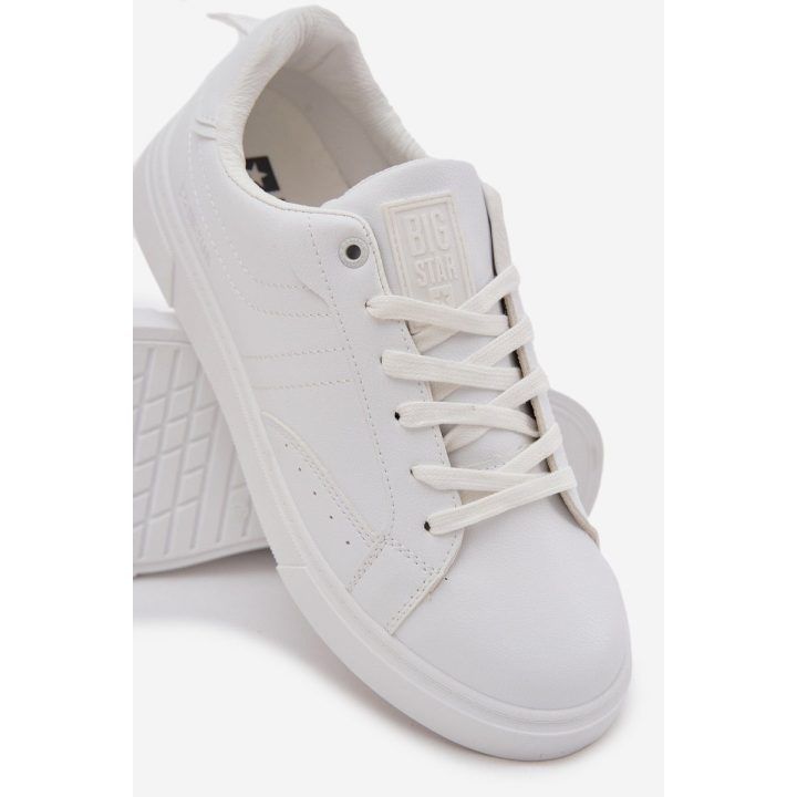 Laisvalaikio batai balti iš ekologiškos odos vyrams Big Star BIG STAR SHOES