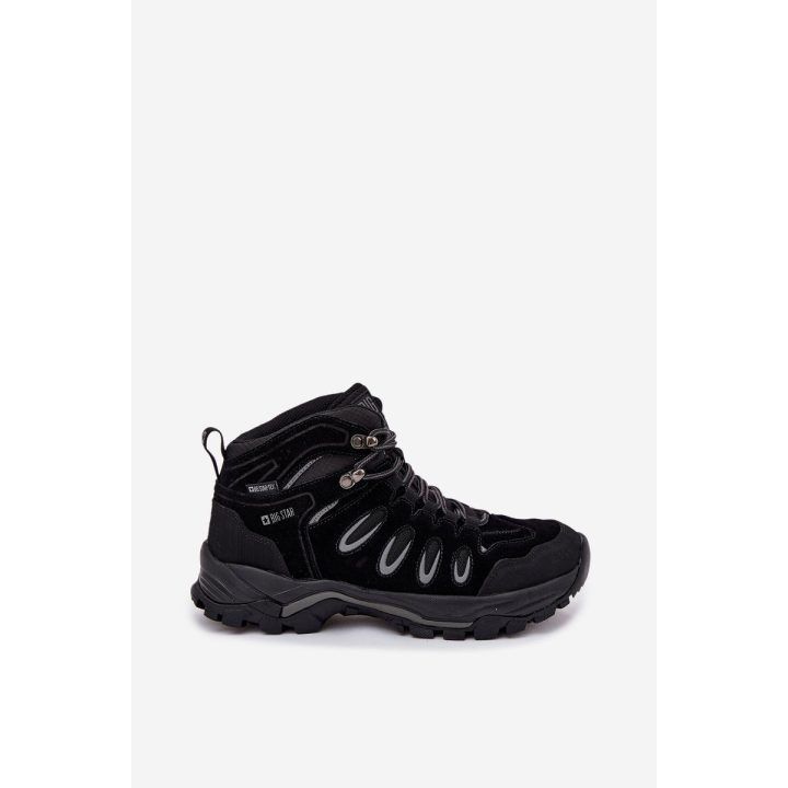 Žygio batai juodi odiniai atsparūs drėgmei Big Star BIG STAR SHOES