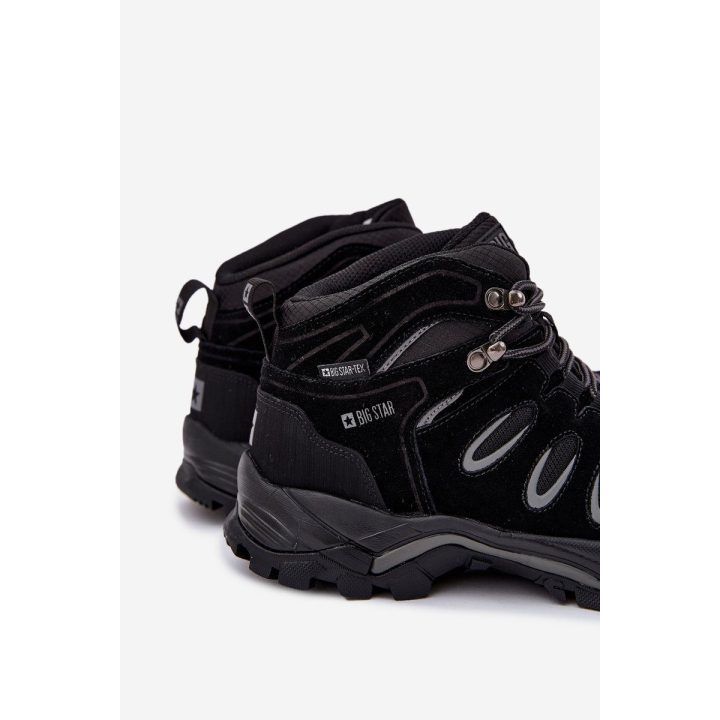 Žygio batai juodi odiniai atsparūs drėgmei Big Star BIG STAR SHOES