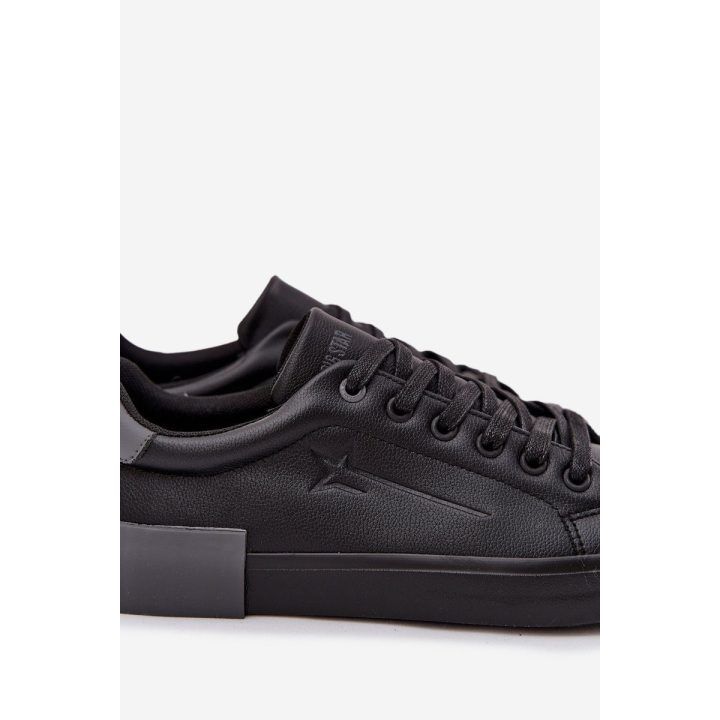 Laisvalaikio batai juodi iš eko odos vyrams Big Star BIG STAR SHOES