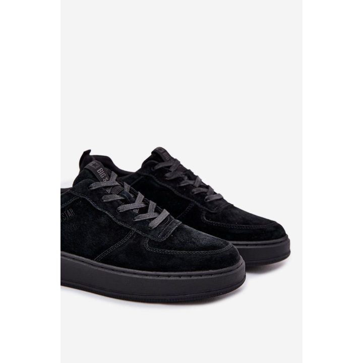 Laisvalaikio batai juodi zomšiniai su platforma Big Star BIG STAR SHOES