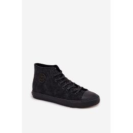 Laisvalaikio batai juodi iš eko odos su pašiltinimu Big Star BIG STAR SHOES