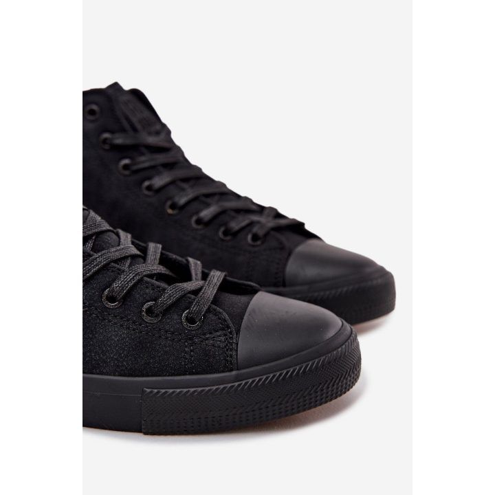 Laisvalaikio batai juodi iš eko odos su pašiltinimu Big Star BIG STAR SHOES