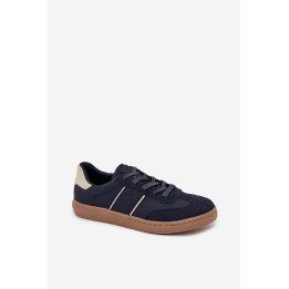 Laisvalaikio batai tamsiai mėlyni iš odos su guminiu padu Big Star BIG STAR SHOES