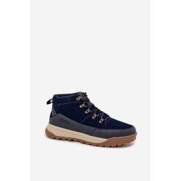 Žygio batai vyrams tamsiai mėlyni zomšiniai su auliuku Big Star BIG STAR SHOES