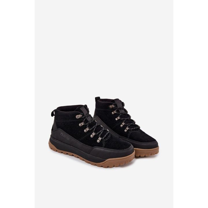 Žygio batai vyrams juodi zomšiniai su aulu Big Star BIG STAR SHOES