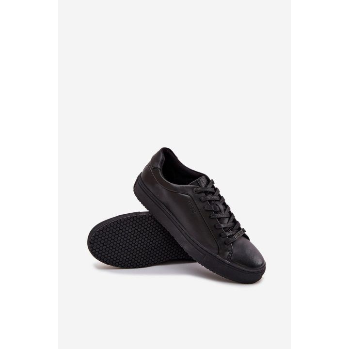 Laisvalaikio batai juodi odiniai vyrams Big Star BIG STAR SHOES