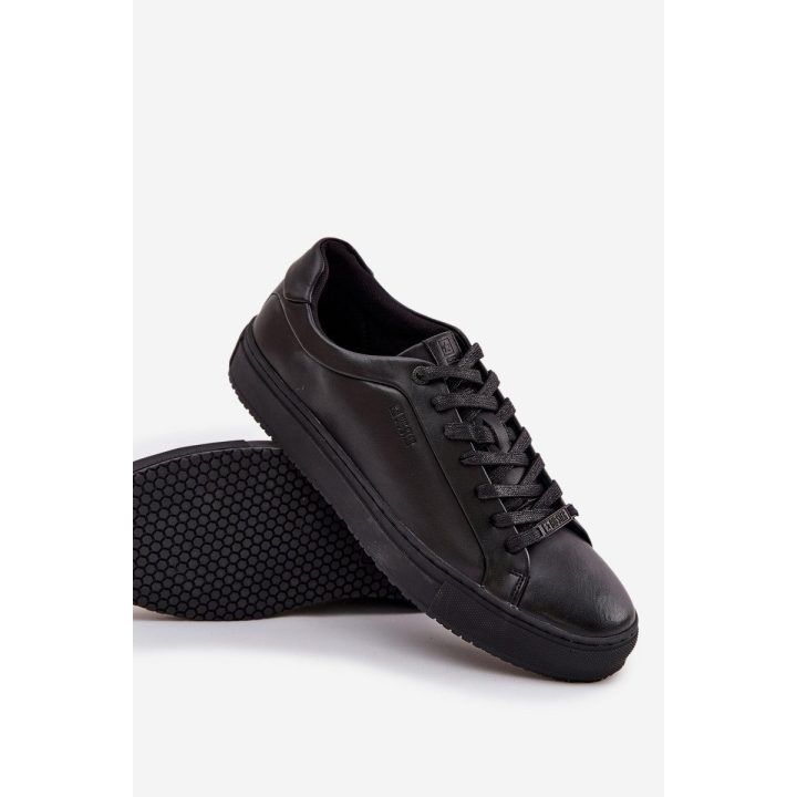Laisvalaikio batai juodi odiniai vyrams Big Star BIG STAR SHOES