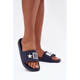 Šlepetės moteriškos tamsiai mėlynos Big Star BIG STAR SHOES