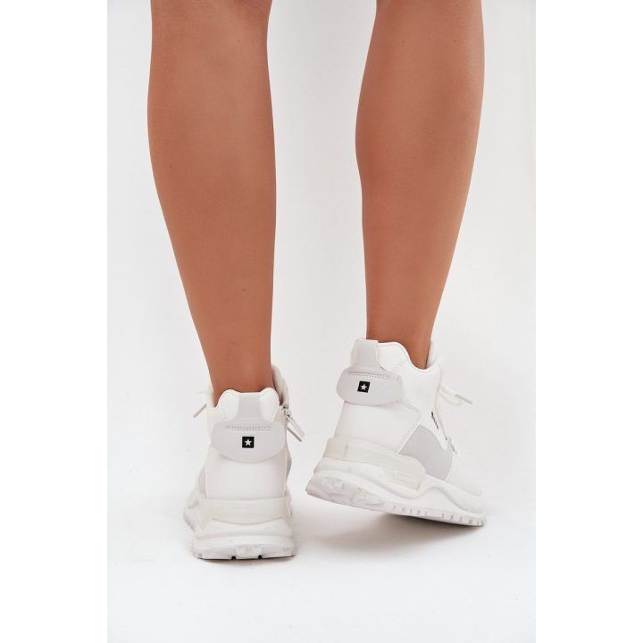 Sportbačiai moteriški balti Big Star SS274510 BIG STAR SHOES