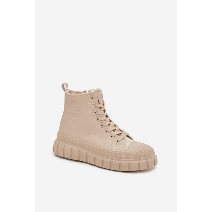 Moteriški pašiltinti kedai su platforma smėlio spalvos Big Star BIG STAR SHOES