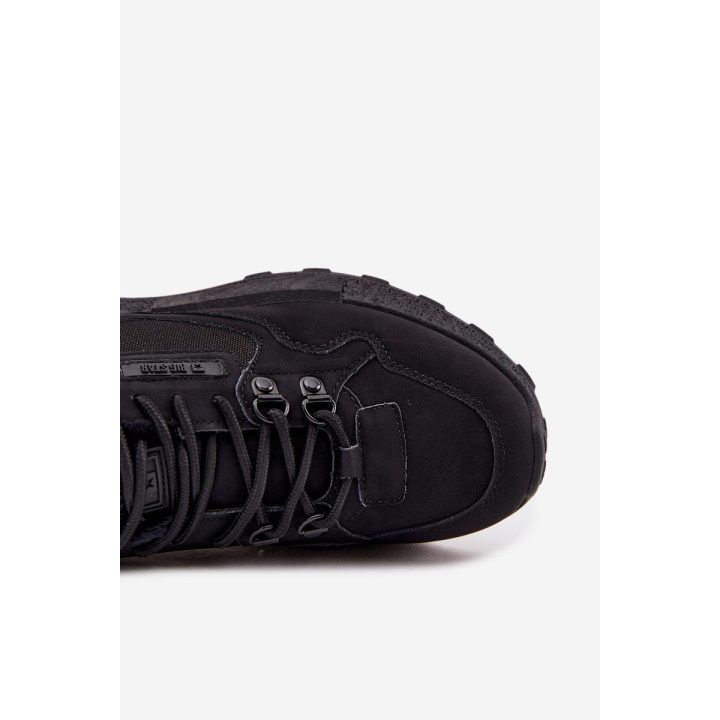 Vyriški juodi sportbačiai su pašiltinimu HI-POLY SYSTEM BIG STAR SHOES