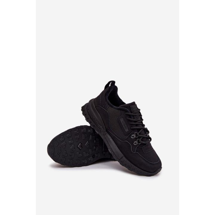Vyriški juodi sportbačiai su pašiltinimu HI-POLY SYSTEM BIG STAR SHOES
