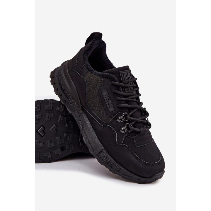 Vyriški juodi sportbačiai su pašiltinimu HI-POLY SYSTEM BIG STAR SHOES
