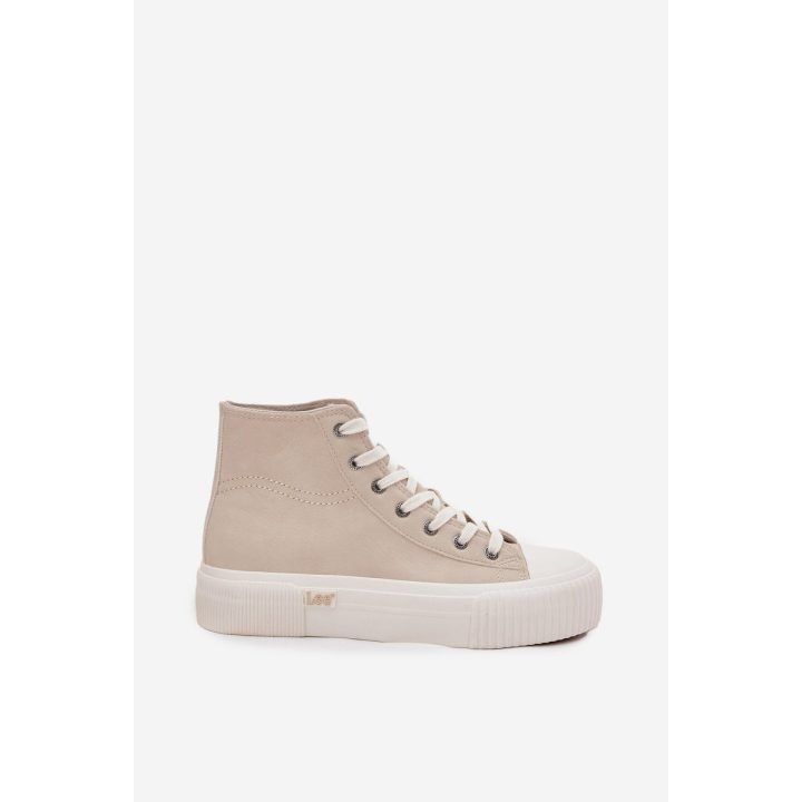 Women's Sneakers On Platform LEE 50253002.35E ISLA WOMEN MID Smėlio spalvos LEE
