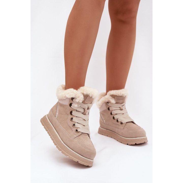 Žieminiai batai batai su platforma ir kailiu Big Star – šilumai ir patogumui žiemą. BIG STAR SHOES