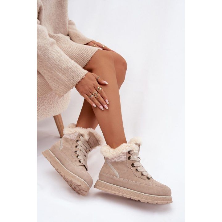 Žieminiai batai batai su platforma ir kailiu Big Star – šilumai ir patogumui žiemą. BIG STAR SHOES