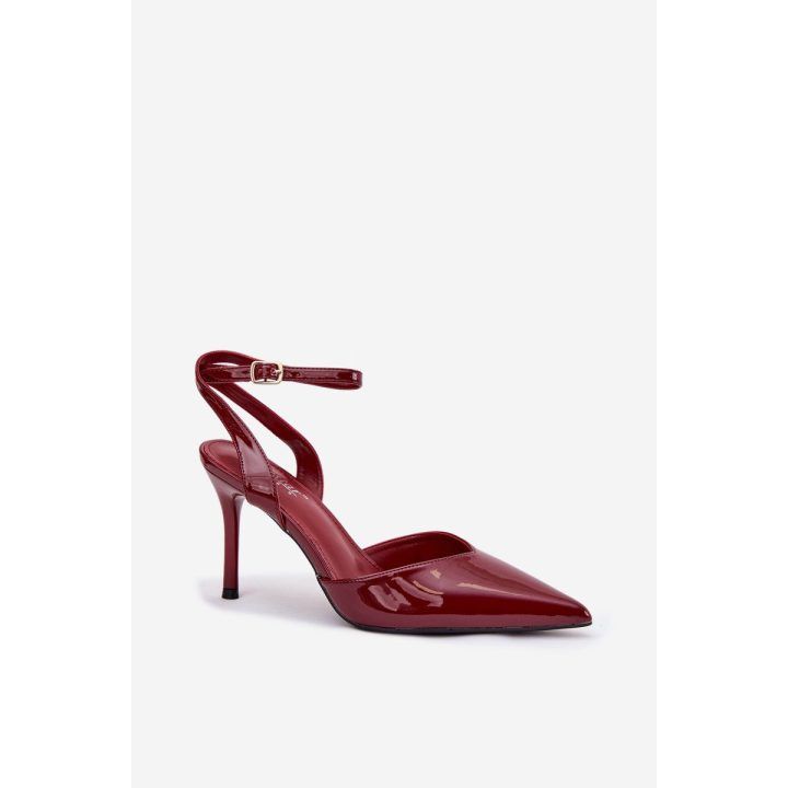 Aukštakulniai atviri bordo Laretta – elegancijai ir pasitikėjimui žingsnyje. BOTO