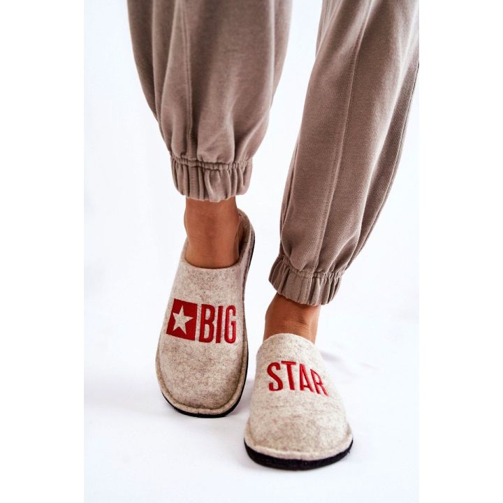Šlepetės Big Star Smėlio spalvos