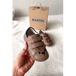 Vaikiški barefoot batai su meškučio aplikacija smėlio spalvos Bartek BARTEK S.A.
