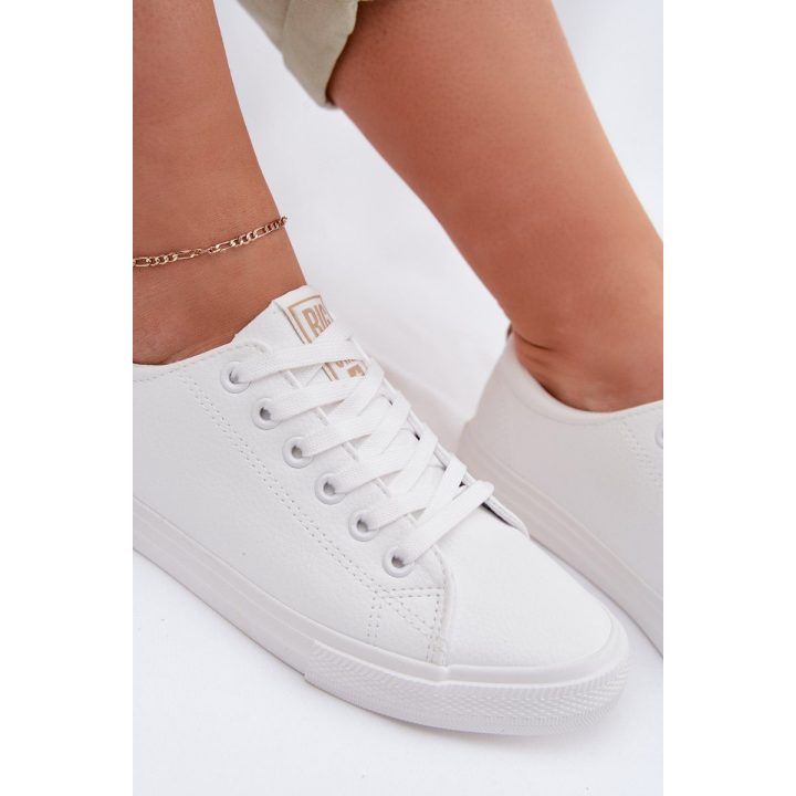 Moteriški sportbačiai iš eko odos, balti Big Star BIG STAR SHOES