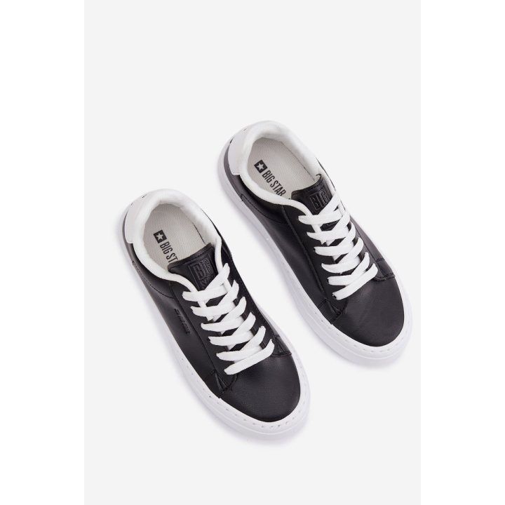 Sportiniai bateliai moterims iš dirbtinės odos, juodi Big Star BIG STAR SHOES