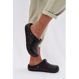 Moteriškos šlepetės iš putų medžiagos Big Star, juoda BIG STAR SHOES