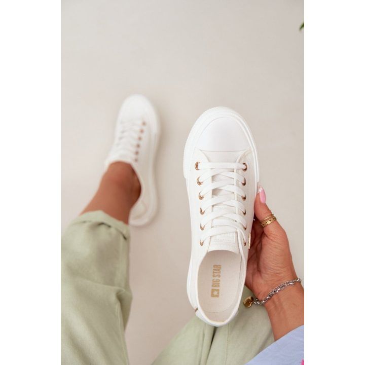 Bateliai moteriški balti Big Star BIG STAR SHOES