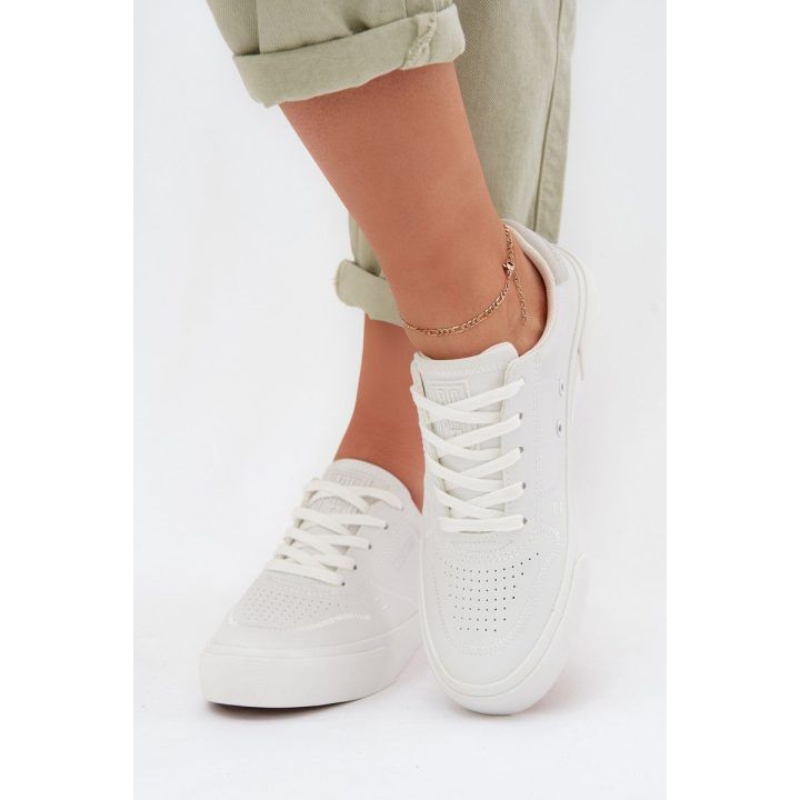 Bateliai moteriški žemi balti Big Star BIG STAR SHOES