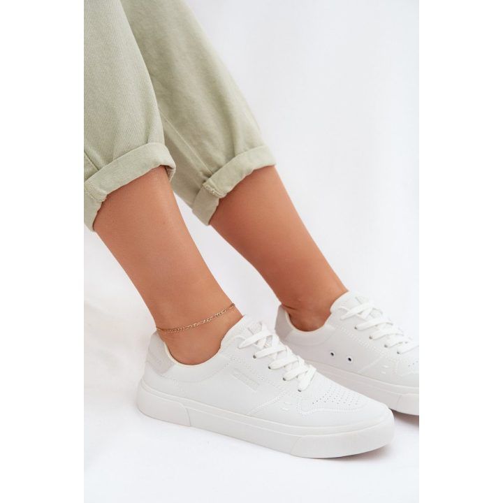 Bateliai moteriški žemi balti Big Star BIG STAR SHOES