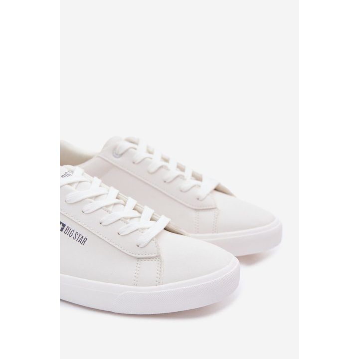 Vyriški sportbačiai iš dirbtinės odos balti Big Star BIG STAR SHOES