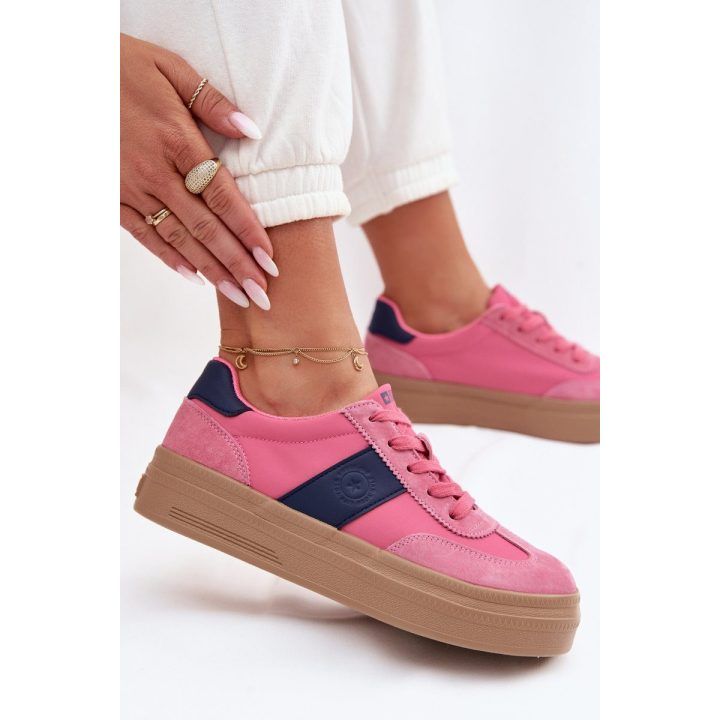 Moteriški sportbačiai su platforma iš zomšos Big Star BIG STAR SHOES