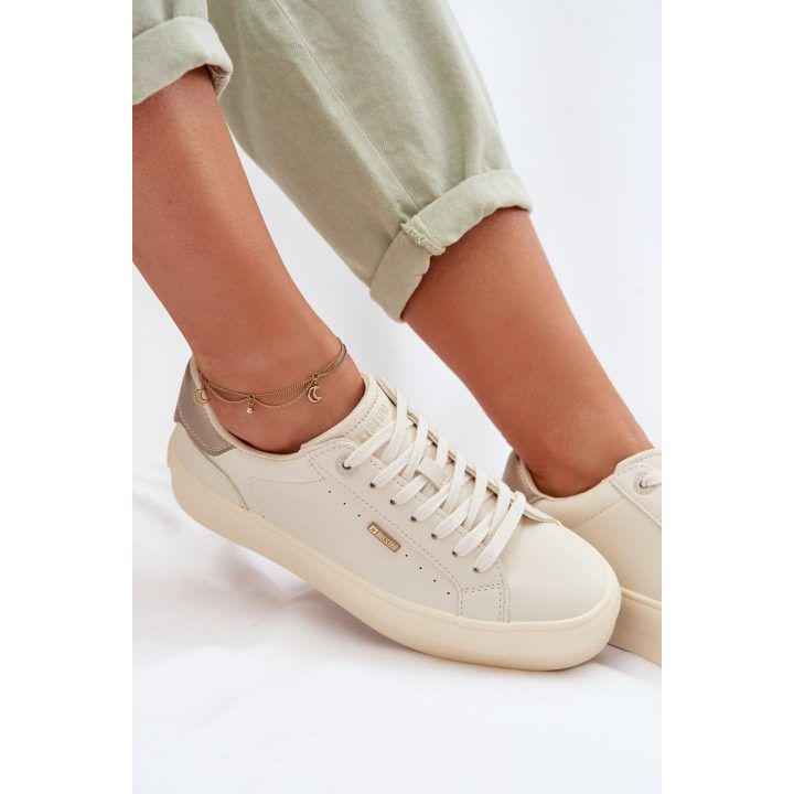 Moteriški sportbačiai su platforma smėlio spalvos Big Star BIG STAR SHOES