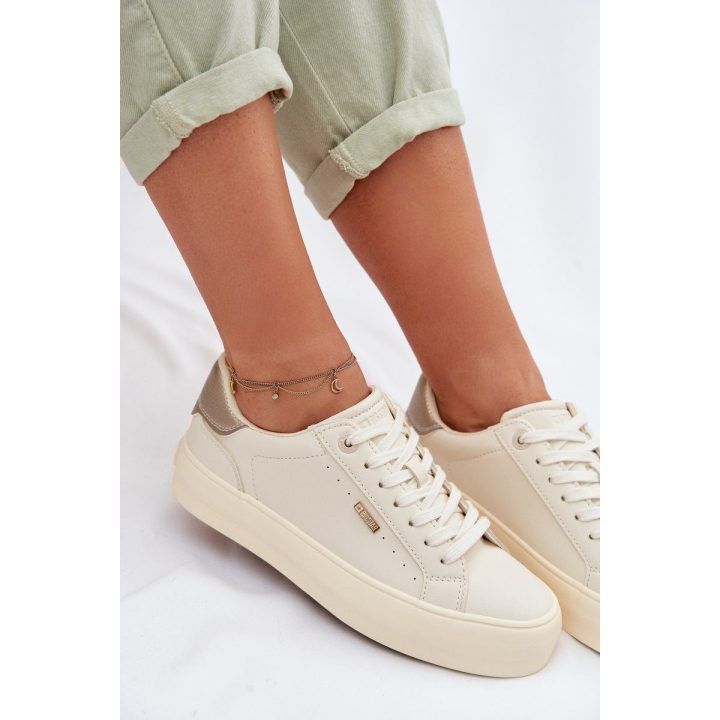 Moteriški sportbačiai su platforma smėlio spalvos Big Star BIG STAR SHOES