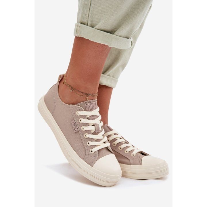 Moteriški sportbačiai su raišteliais pilki Big Star BIG STAR SHOES