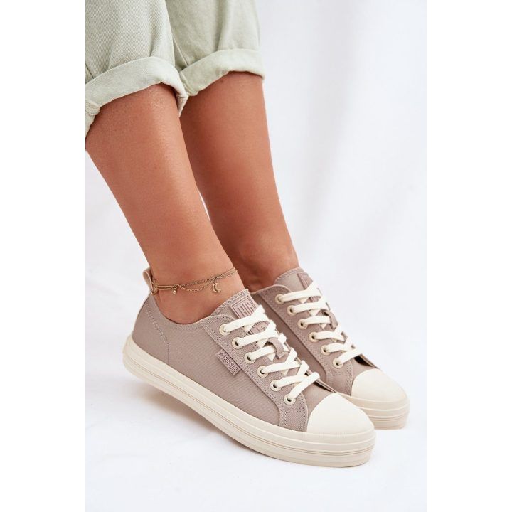 Moteriški sportbačiai su raišteliais pilki Big Star BIG STAR SHOES