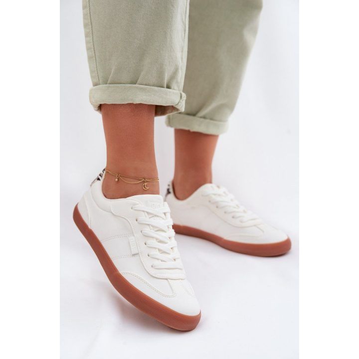 Moteriški sportbačiai tekstiliniai balti Big Star BIG STAR SHOES