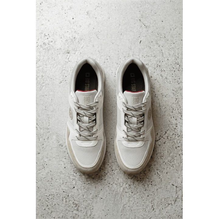 Vyriški sportbačiai ant platformos baltai-mėlyni Big Star BIG STAR SHOES