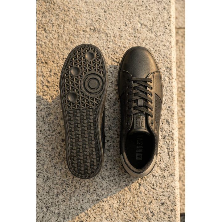 Vyriški sportbačiai iš dirbtinės odos juodi Big Star BIG STAR SHOES