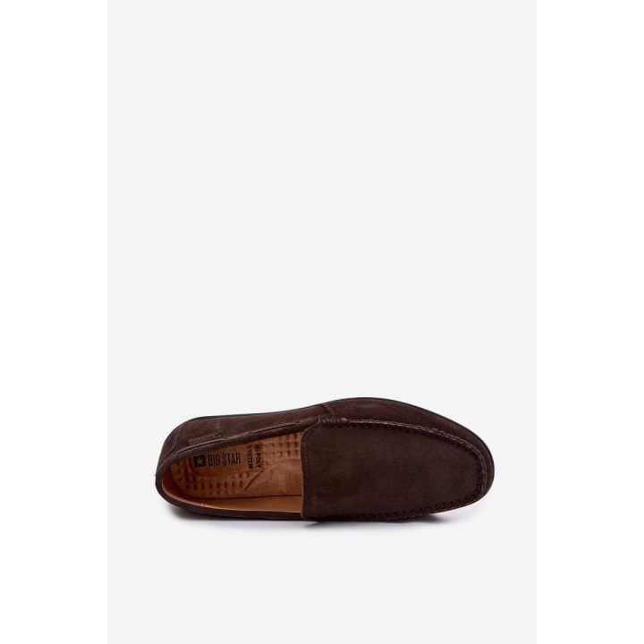 Vyriški mokasinai iš zomšos su HI-POLY SYSTEM Big Star BIG STAR SHOES