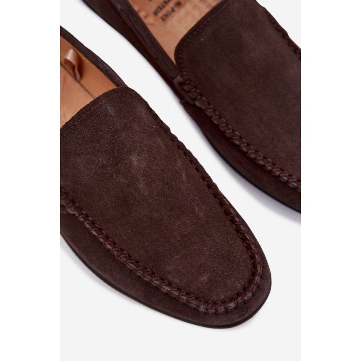 Vyriški mokasinai iš zomšos su HI-POLY SYSTEM Big Star BIG STAR SHOES