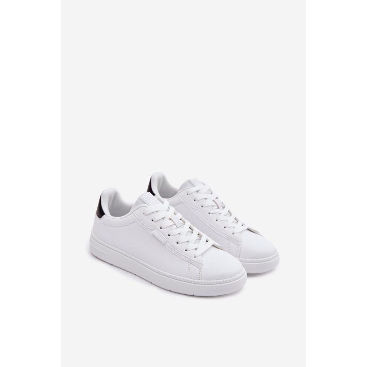 Vyriški žemo profilio sportbačiai iš dirbtinės odos balti Big Star BIG STAR SHOES