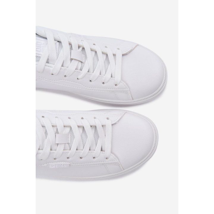 Vyriški žemo profilio sportbačiai iš dirbtinės odos balti Big Star BIG STAR SHOES