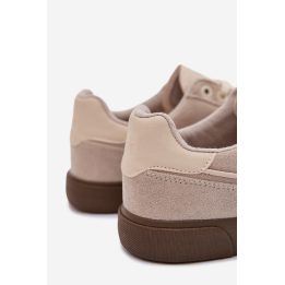 Vyriški sportbačiai iš zomšos smėlio spalvos Big Star BIG STAR SHOES