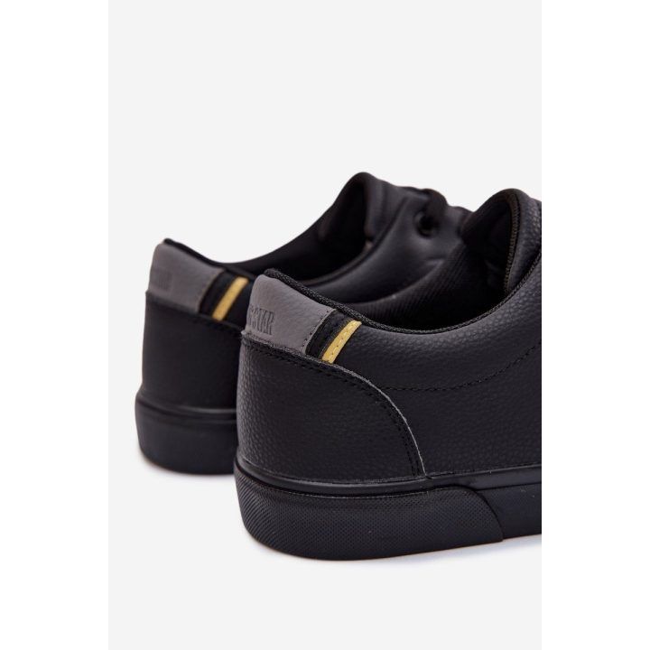 Vyriški sportbačiai iš dirbtinės odos juodi Big Star BIG STAR SHOES