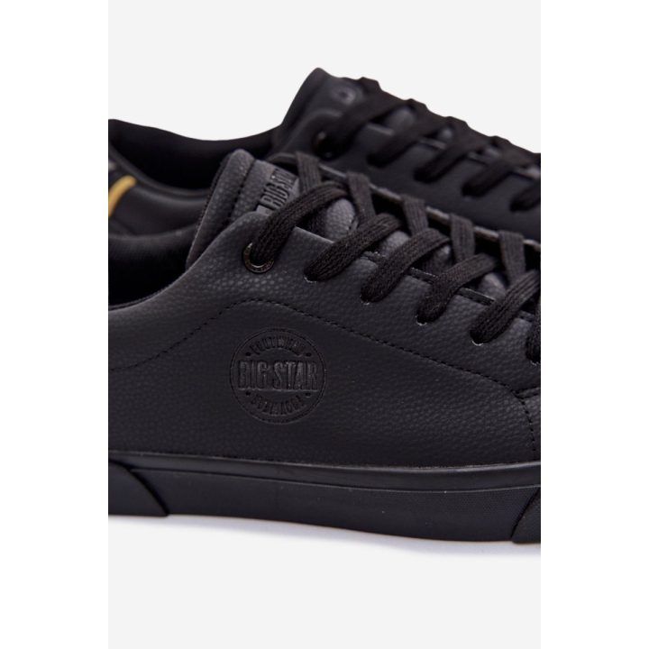 Vyriški sportbačiai iš dirbtinės odos juodi Big Star BIG STAR SHOES