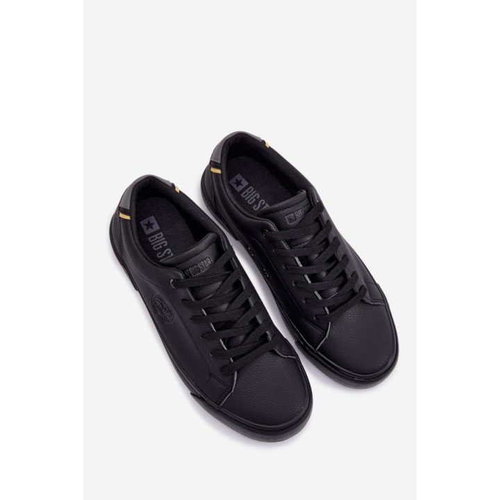 Vyriški sportbačiai iš dirbtinės odos juodi Big Star BIG STAR SHOES