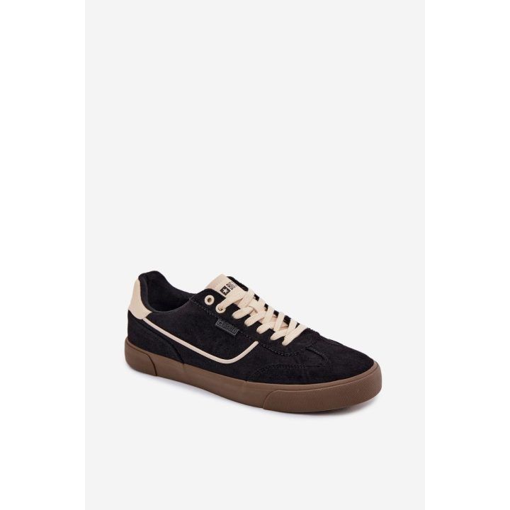 Vyriški sportbačiai iš zomšos juodi Big Star BIG STAR SHOES